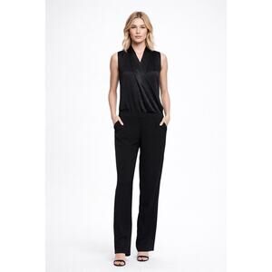 Monika Chiang Silk Sleeveless Jumpsuit